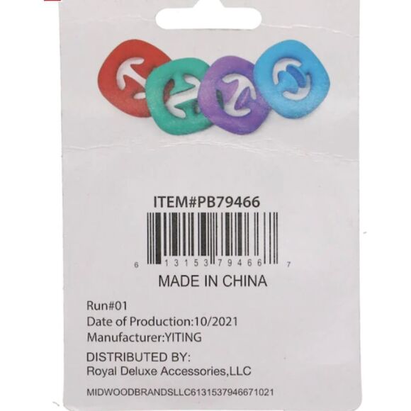 ☀️3/$12☀️ Orange Snapper Stress Relief Sensory Fidget Toy - Picture 3 of 5